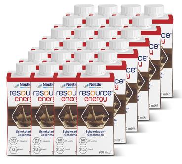 Resource Energy Schokolade, 6 x 4 x 200 ml
